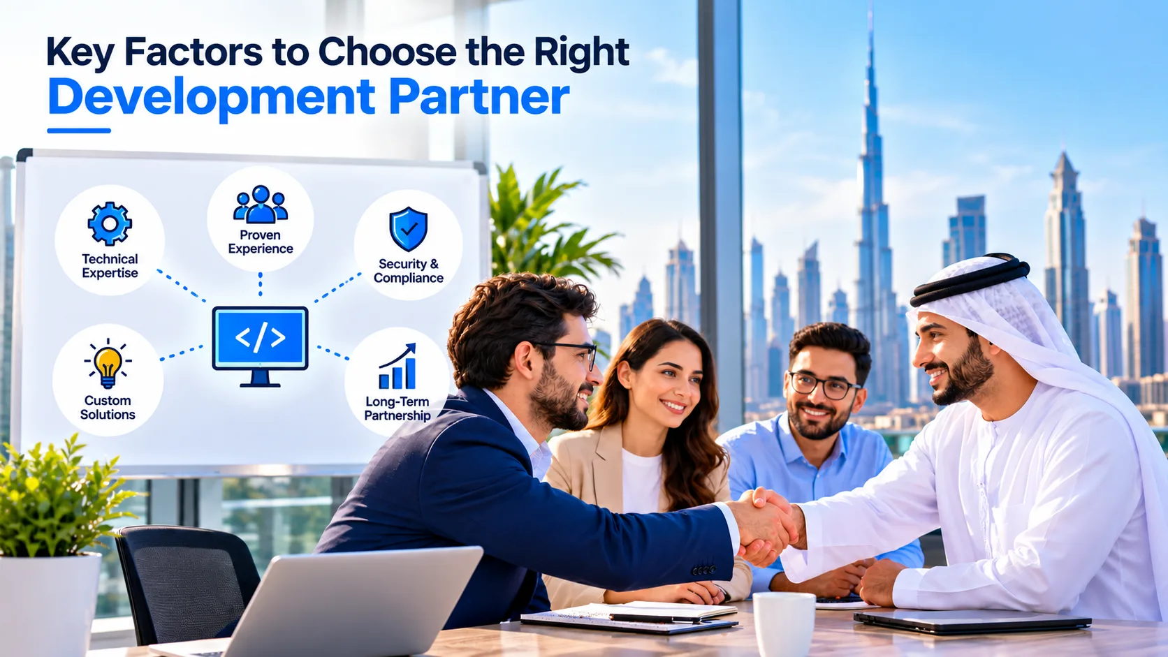 How to Hire a Software Development Partner in the UAE feature image